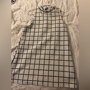 Cooperate plaid mini dress
